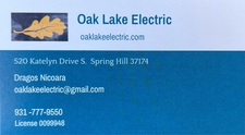 Oak Lake Electric logo
