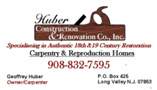 Huber Construction and Renovation Company logo