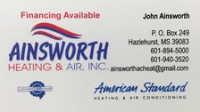 Logo for Ainsworth Heating & Air, Inc.