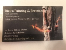 Logo for Rick's Painting & Refinishing