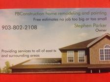Logo for PB Construction