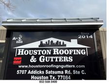 Houston Roofing & Gutters logo
