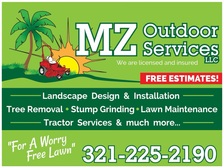Logo for MZ Outdoor Services, LLC