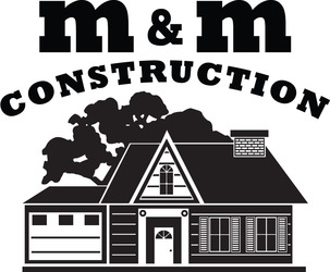 M & M Construction logo