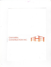 Chavarria Construction, Inc. logo