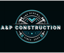 Logo for A&P Construction