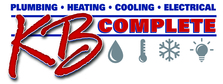 KB Complete Plumbing, Heating & Cooling logo