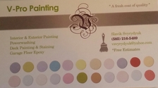 V Pro Painting logo