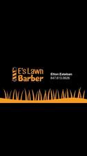 Logo for E's Lawn Barber