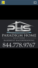 Logo for Paradigm Home Solutions, LLC