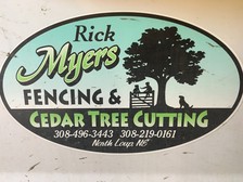 Logo for Myers Fencing and Cedar Tree Cutting