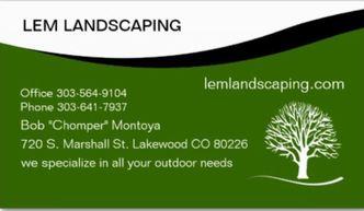 LEM Landscaping logo