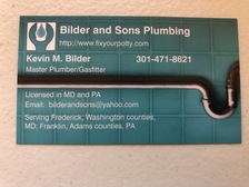 Logo for Bilder & Sons Plumbing