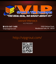 Logo for VIP Grout and Tile Concepts