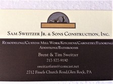 Sam Sweitzer Jr. & Sons Construction, Inc. logo