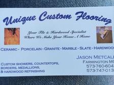 Unique Custom Flooring, LLC logo