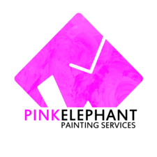 Pink Elephant Painting logo