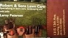 Robert and Sons Lawn Care logo