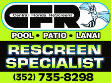 Central Florida Rescreens logo