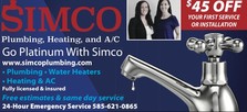 Logo for Simco Plumbing, Heating & A/C, LLC