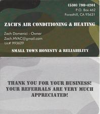 Avatar for Zach's Air Conditioning & Heating