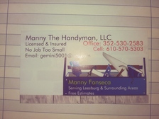 Manny the Handyman, LLC logo