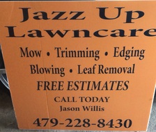 Jazz Up Lawn Care logo