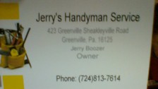 Jerry's Handyman Service logo