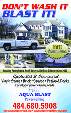 Aqua Blast Powerwashing and Softwash Roof Restoration logo