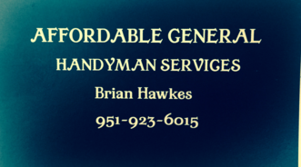 Affordable General Handyman - Unlicensed Contractor logo