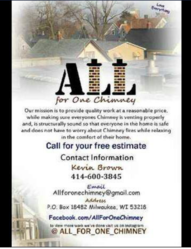All For One Chimney logo