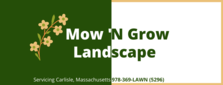 Mow 'N Grow Landscape logo