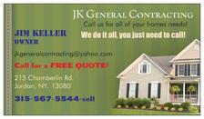 JK General Contracting logo