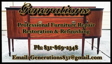 Avatar for Generations Antique Furniture Refinishing, Restoration & Repair