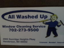 All Washed Up Window Cleaning Service logo