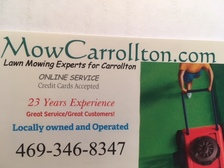 MowCarrollton Lawn Care logo