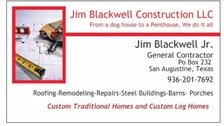 Jim Blackwell Construction, LLC logo