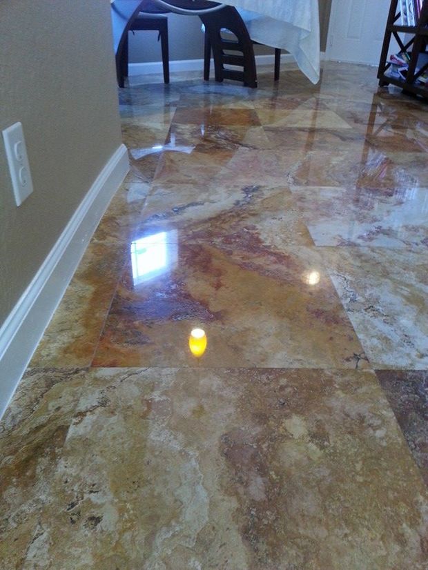 Mediterranean Kitchen In Hialeah Gardens By Marble Tile Mediterranean Kitchen With Highly Polished Oversized Marble Floor Tile