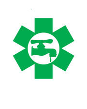A Faucet Doctor Plumbing logo
