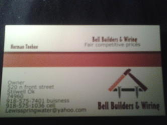 Bell Builders & Wiring logo