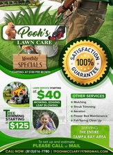 Logo for Pooh's Lawn Care