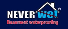 Logo for Never Wet Basement Waterproofing