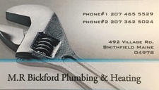 Logo for M.R Bickford Plumbing & Heating