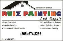 Ruiz Painting Repair, A Partnership logo