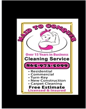 Logo for Maid to Conquer, LLC