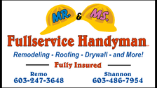 Mr. & Mrs. Full-Service Handyman logo