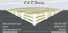 C & D Fencing logo