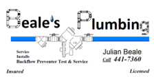Logo for Beales Plumbing