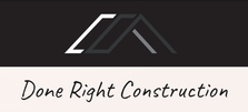 Logo for Done Right Construction, LLC