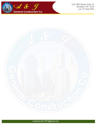 A&J General Construction Company logo